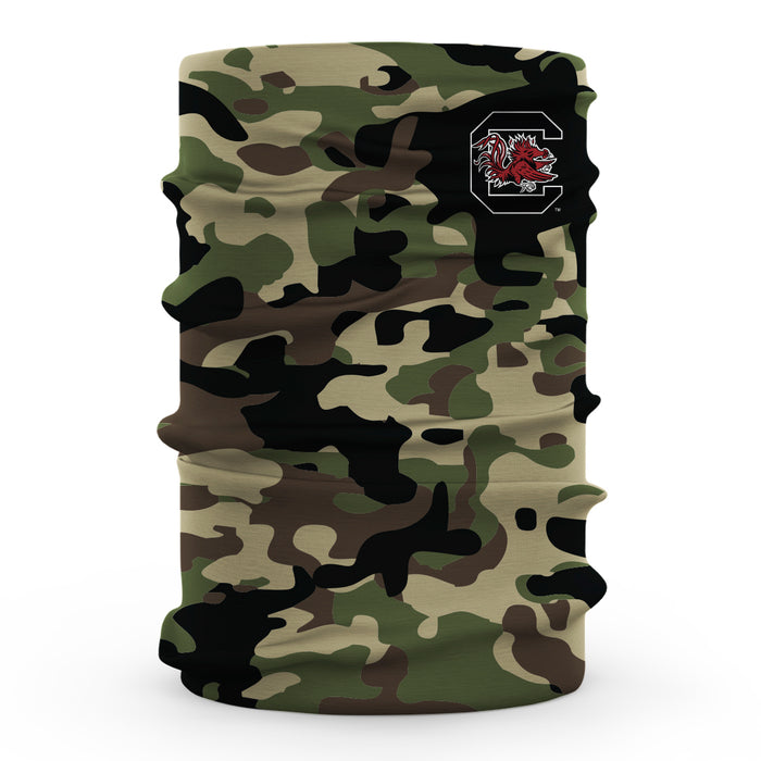 South Carolina Gamecocks Vive La Fete Camo Collegiate Face Cover Soft Camouflage Four Way Stretch Neck Gaiter - Vive La Fête - Online Apparel Store