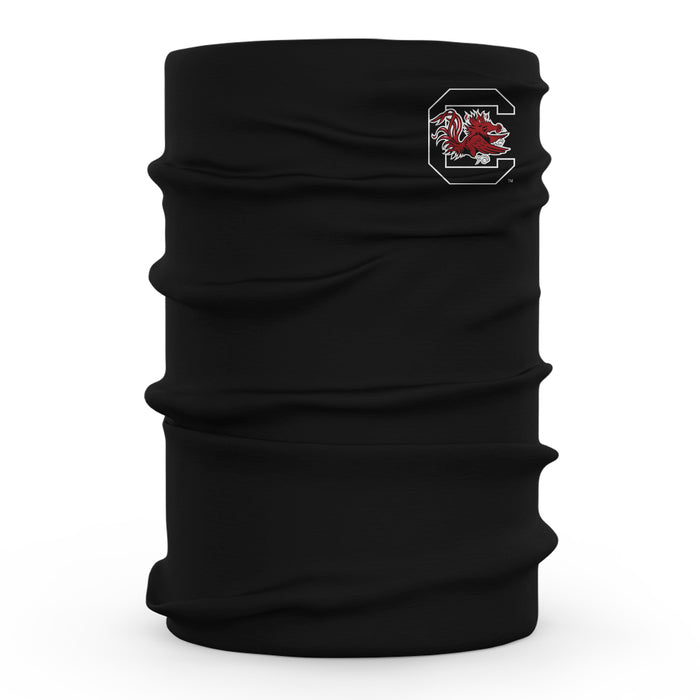 South Carolina Gamecocks Vive La Fete Black Game Day Collegiate Logo Face Cover Soft  Four Way Stretch Neck Gaiter - Vive La Fête - Online Apparel Store