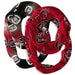 South Carolina Gamecocks Vive La Fete All Over Logo Collegiate Women Set of 2 Light Weight Ultra Soft Infinity Scarfs