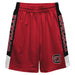 South Carolina Gamecocks Vive La Fete Game Day Garnet Stripes Boys Solid Black Athletic Mesh Short