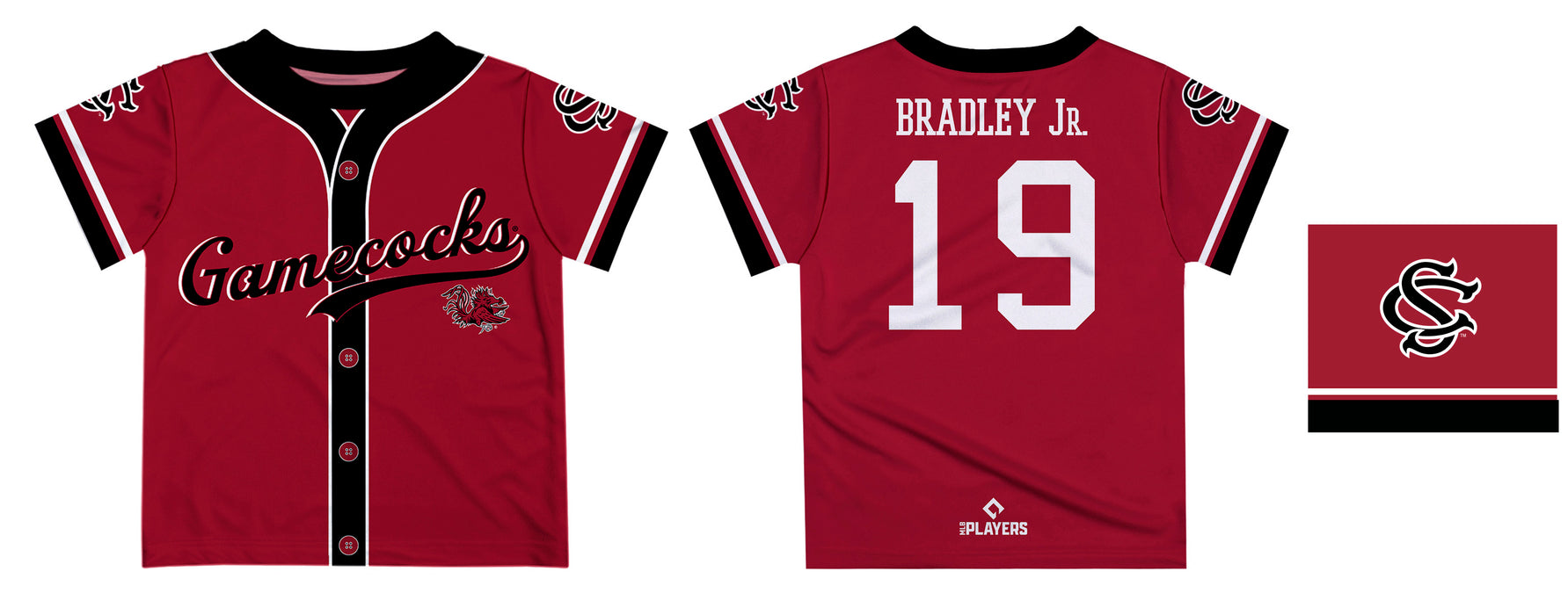 MLB Players Association South Carolina Gamecocks MLBPA Officially Licensed by Vive La Fete T-Shirt - Vive La Fête - Online Apparel Store