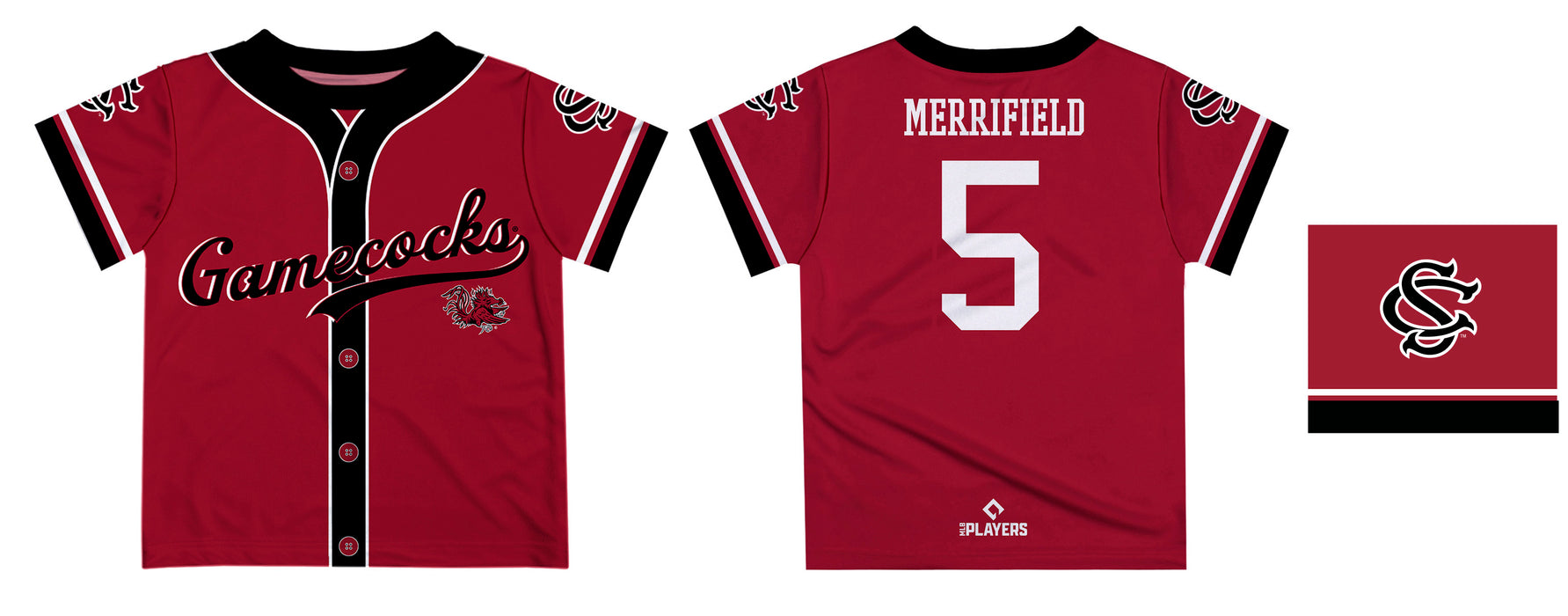 MLB Players Association South Carolina Gamecocks MLBPA Officially Licensed by Vive La Fete T-Shirt - Vive La Fête - Online Apparel Store