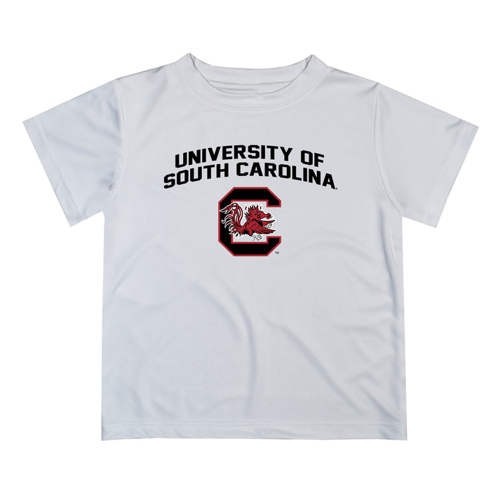 South Carolina Gamecocks Vive La Fete Boys Game Day V2 White Short Sleeve Tee Shirt