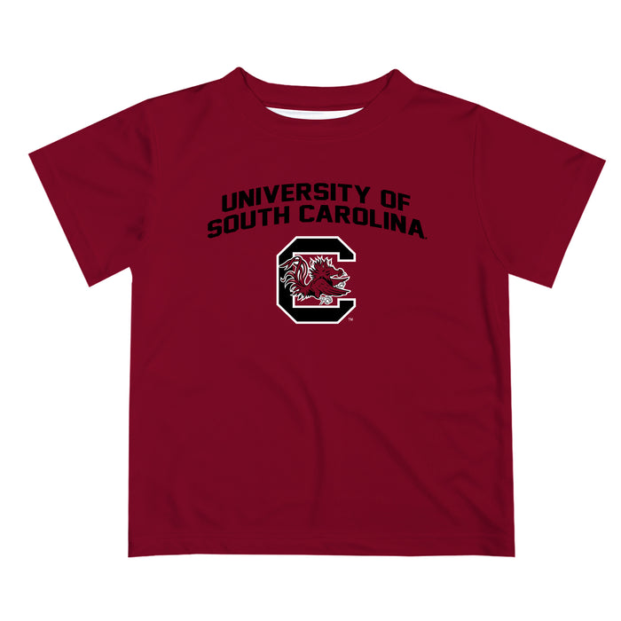 South Carolina Gamecocks Vive La Fete Boys Game Day V2 Garnet Short Sleeve Tee Shirt