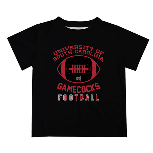 South Carolina Gamecocks Vive La Fete Football V2 Black Short Sleeve Tee Shirt
