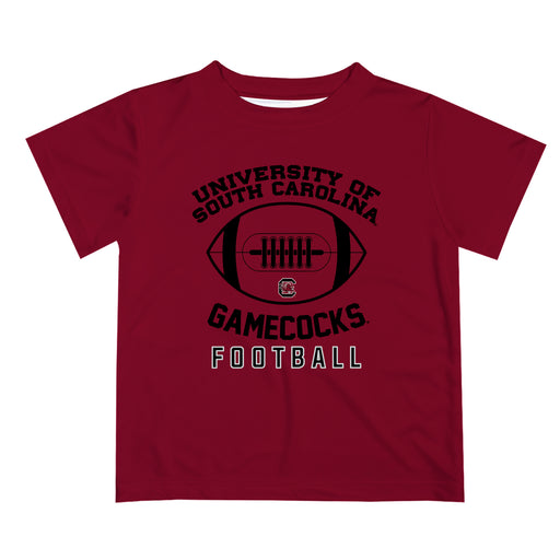 South Carolina Gamecocks Vive La Fete Football V2 Garnet Short Sleeve Tee Shirt