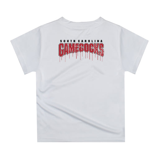 South Carolina Gamecocks Original Dripping Basketball Garnet T-Shirt by Vive La Fete - Vive La Fête - Online Apparel Store