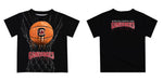 South Carolina Gamecocks Original Dripping Basketball Garnet T-Shirt by Vive La Fete - Vive La Fête - Online Apparel Store