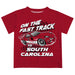 South Carolina Gamecocks Vive La Fete Fast Track Boys Game Day Garnet Short Sleeve Tee