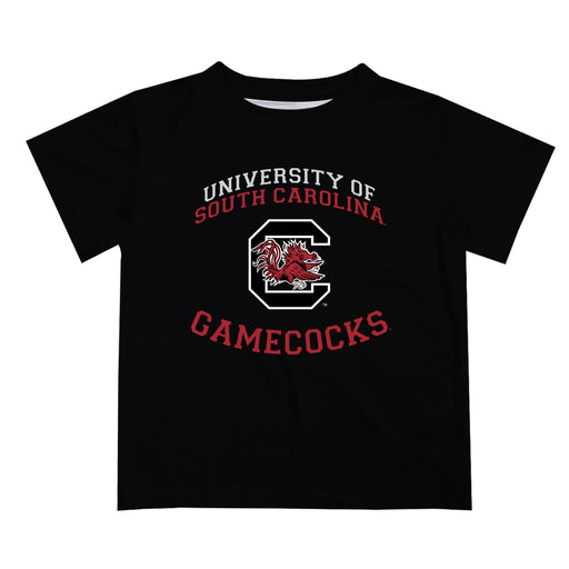 South Carolina Gamecocks Vive La Fete Boys Game Day V1 Black Short Sleeve Tee Shirt