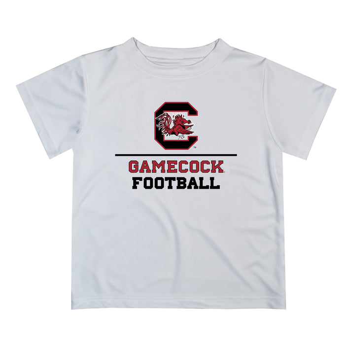 South Carolina Gamecocks Vive La Fete Football V1 Garnet Short Sleeve Tee Shirt - Vive La Fête - Online Apparel Store