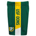 San Francisco Dons USF Vive La Fete Game Day Green Stripes Boys Solid Yellow Athletic Mesh Short - Vive La Fête - Online Apparel Store