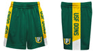 San Francisco Dons USF Vive La Fete Game Day Green Stripes Boys Solid Yellow Athletic Mesh Short - Vive La Fête - Online Apparel Store