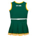University of San Francisco Dons USF Vive La Fete Game Day Green Sleeveless Cheerleader Set - Vive La Fête - Online Apparel Store