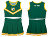University of San Francisco Dons USF Vive La Fete Game Day Green Sleeveless Cheerleader Set - Vive La Fête - Online Apparel Store