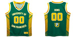 San Francisco Dons Vive La Fete Game Day Green Boys Fashion Basketball Top - Vive La Fête - Online Apparel Store
