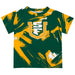 University of San Francisco Dons USF Vive La Fete Boys Game Day Green Short Sleeve Tee Paint Brush