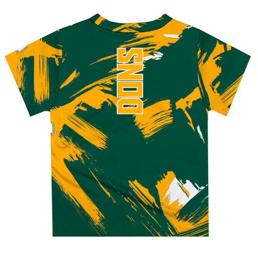 University of San Francisco Dons USF Vive La Fete Boys Game Day Green Short Sleeve Tee Paint Brush - Vive La Fête - Online Apparel Store
