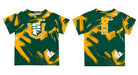 University of San Francisco Dons USF Vive La Fete Boys Game Day Green Short Sleeve Tee Paint Brush - Vive La Fête - Online Apparel Store