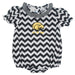 Southern Mississippi Ruffle Chevron Girls Bubble SS - Vive La Fête - Online Apparel Store