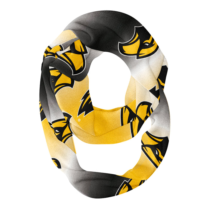 Southern Miss Golden Eagles Vive La Fete Repeat Logo Game Day Collegiate Women Light Weight Ultra Soft Infinity Scarf - Vive La Fête - Online Apparel Store