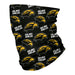 Southern Miss Golden Eagles Neck Gaiter Black All Over Logo - Vive La Fête - Online Apparel Store