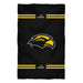Southern Miss Golden Eagles Vive La Fete Game Day Absorvent Premium Black Beach Bath Towel 51 x 32" Logo and Stripes" - Vive La Fête - Online Apparel Store