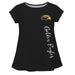 Southern Mississippi Golden Eagles Black Solid Short Sleeve Girls Laurie Top - Vive La Fête - Online Apparel Store