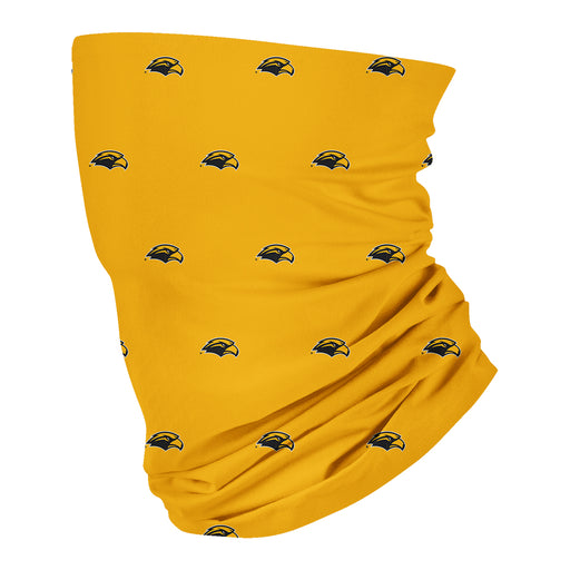 Southern Miss Golden Eagles All Over Logo Game Day Collegiate Face Cover Soft 4-Way Stretch Two Ply Neck Gaiter - Vive La Fête - Online Apparel Store