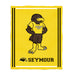 Southern Miss Golden Eagles Vive La Fete Kids Game Day Gold Plush Soft Minky Blanket 36 x 48 Mascot