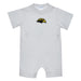 Southern Miss Golden Eagles Embroidered White Knit Short Sleeve Boys Romper