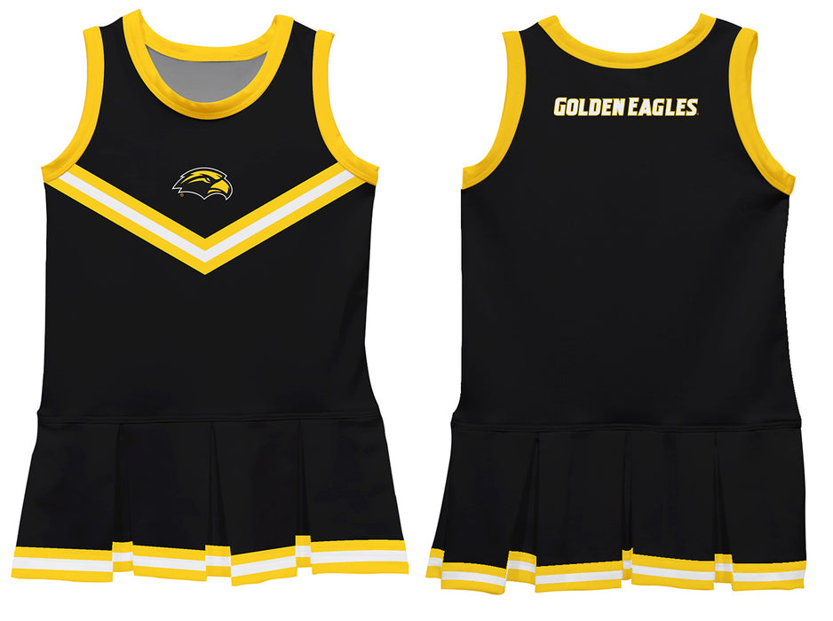 Southern Miss Golden Eagles Vive La Fete Game Day Black Sleeveless Cheerleader Dress - Vive La Fête - Online Apparel Store
