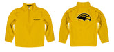Southern Miss Golden Eagles Vive La Fete Game Day Solid Black Quarter Zip Pullover Sleeves - Vive La Fête - Online Apparel Store