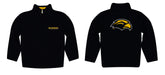 Southern Miss Golden Eagles Vive La Fete Game Day Solid Black Quarter Zip Pullover Sleeves - Vive La Fête - Online Apparel Store