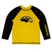 Southern Miss Golden Eagles Vive La Fete Gold and Black Long Sleeve Raglan Rashguard