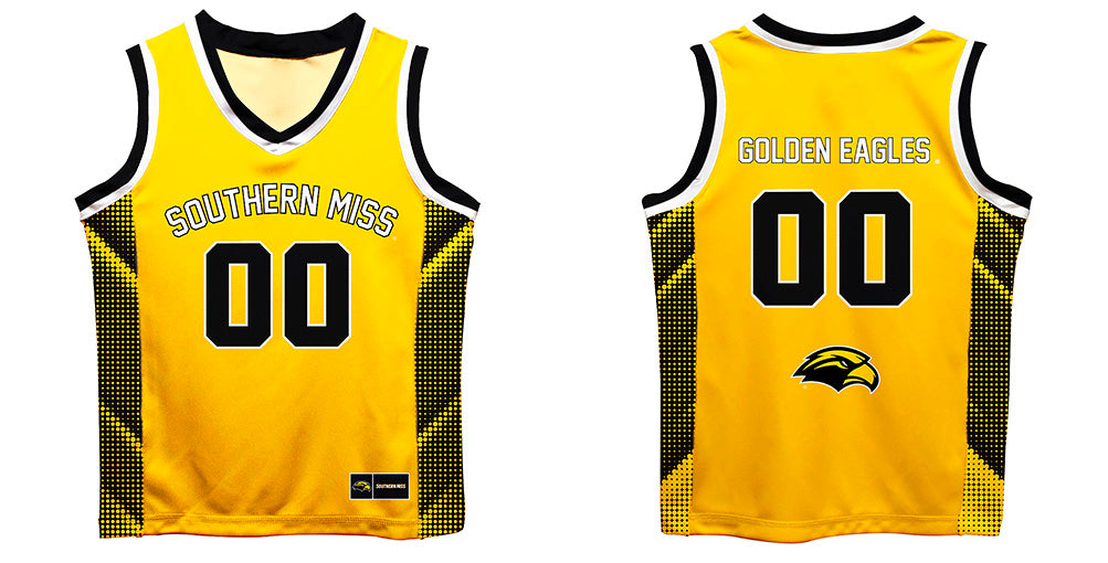 Southern Miss Golden Eagles Vive La Fete Game Day Gold Boys Fashion Basketball Top - Vive La Fête - Online Apparel Store