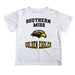 Southern Miss Golden Eagles Vive La Fete Boys Game Day V3 White Short Sleeve Tee Shirt