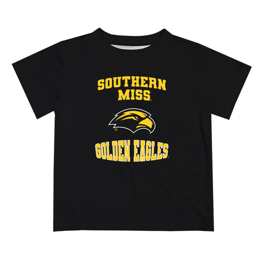 Southern Miss Golden Eagles Vive La Fete Boys Game Day V3 Black Short Sleeve Tee Shirt