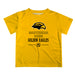 Southern Miss Golden Eagles Vive La Fete Soccer V1 Gold Short Sleeve Tee Shirt