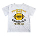 Southern Miss Golden Eagles Vive La Fete Football V2 White Short Sleeve Tee Shirt