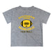Southern Miss Golden Eagles Vive La Fete Football V2 Heather Gray Short Sleeve Tee Shirt