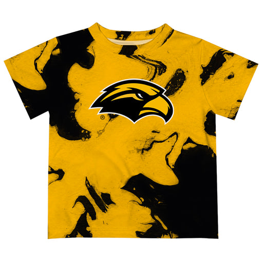 Southern Miss Golden Eagles Vive La Fete Marble Boys Game Day Gold Short Sleeve Tee