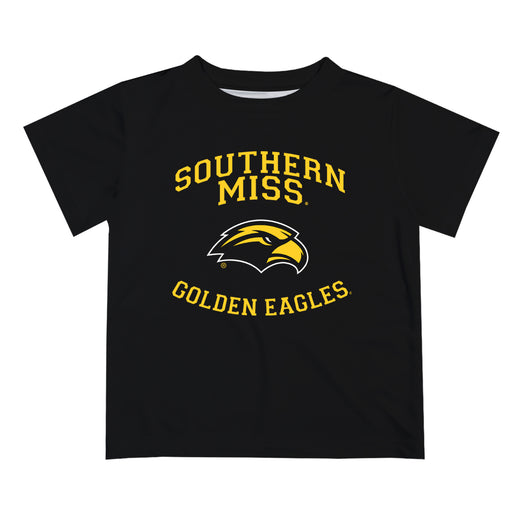 Southern Miss Golden Eagles Vive La Fete Boys Game Day V1 Black Short Sleeve Tee Shirt