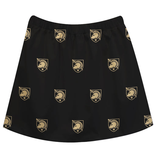 United States Military Academy Repeat Logo Black Skirt - Vive La Fête - Online Apparel Store