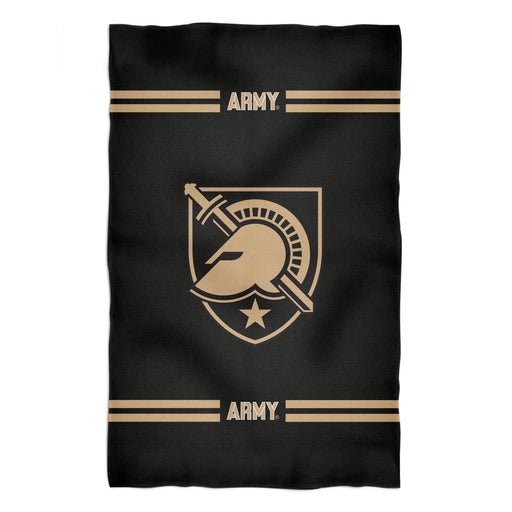 US Military ARMY Cadets Vive La Fete Game Day Absorvent Premium Black Beach Bath Towel 51 x 32" Logo and Stripes" - Vive La Fête - Online Apparel Store