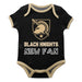 US Military Academy Solid Black New Fan Boys Onesie SS - Vive La Fête - Online Apparel Store