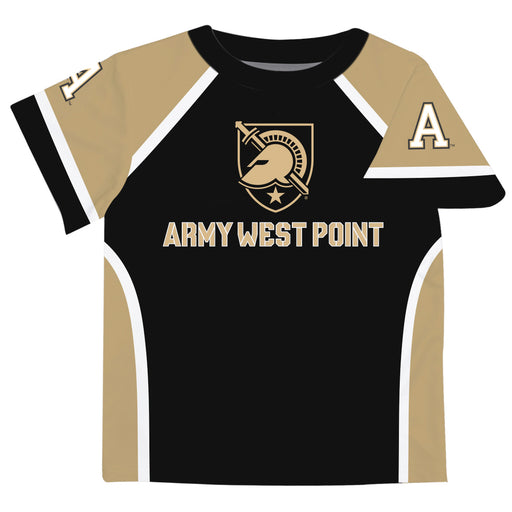 US Military Academy Boys Black and Gold Tee Shirt SS - Vive La Fête - Online Apparel Store