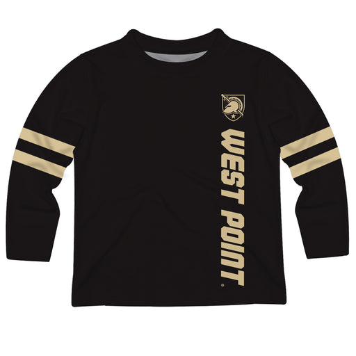 United States Military Academy Stripes Black Long Sleeve Tee Shirt - Vive La Fête - Online Apparel Store