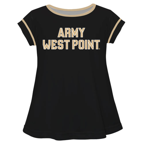 United States Military Academy Solid Black Laurie Top - Vive La Fête - Online Apparel Store