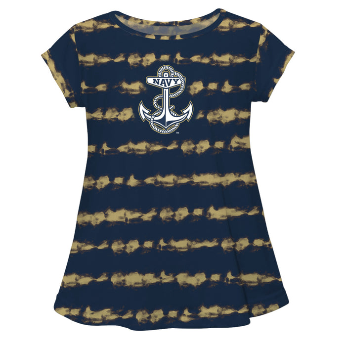 United States Naval Academy Tie Dye Navy Blue Laurie Top - Vive La Fête - Online Apparel Store